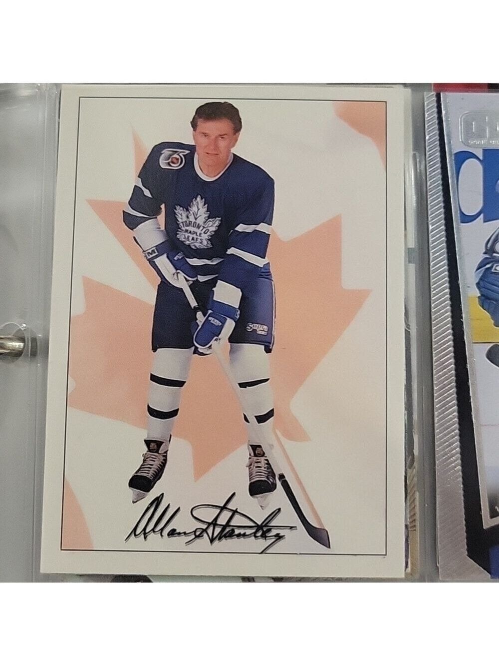 Allan Stanley Hockey Card Toronto Maple Leafs